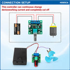 hiBCTR 12-Pack 1803BK PWM Motor Speed Controller, 2A, Adjustable