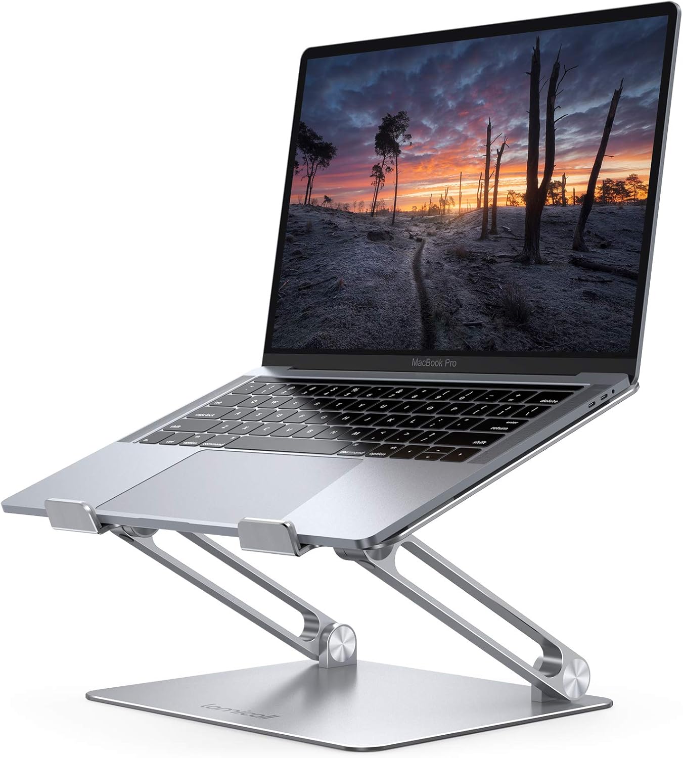 Adjustable Laptop Stand, Portable Laptop Riser, Aluminum Laptop Stand for Desk Foldable, Ergonomic Computer Notebook