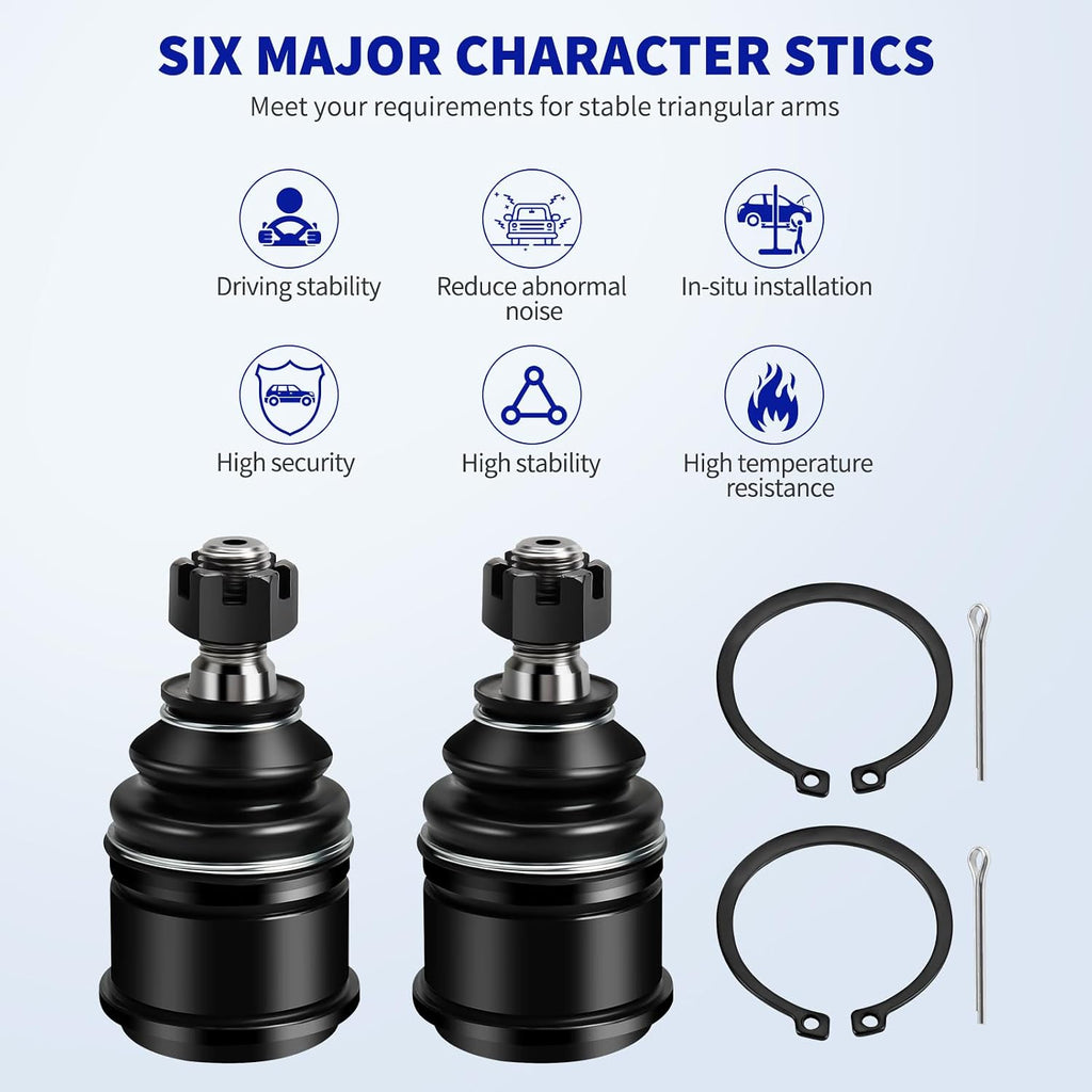 2pc Front Lower Ball Joints for 1992-2000 Honda Civic CR-V Acura El Integra