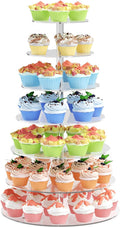 7 Tier Cupcake Stand Tiered Round Cupcake Tower for 68 Cupcakes