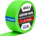 Fluorescent Green Gaffer Tape 2 Inch x 30 Yards, USA Made