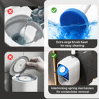 Disposable Toilet Brush Set, 35 Refills