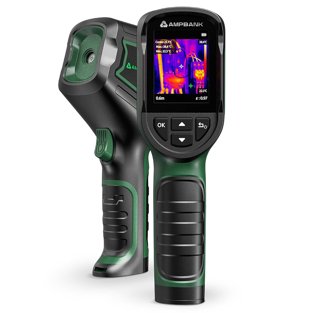 H128 Handheld Thermal Camera, 240 x 240 TISR Resolution, 24h Battery Life Thermal Imaging Camera, 25 Hz Infrared