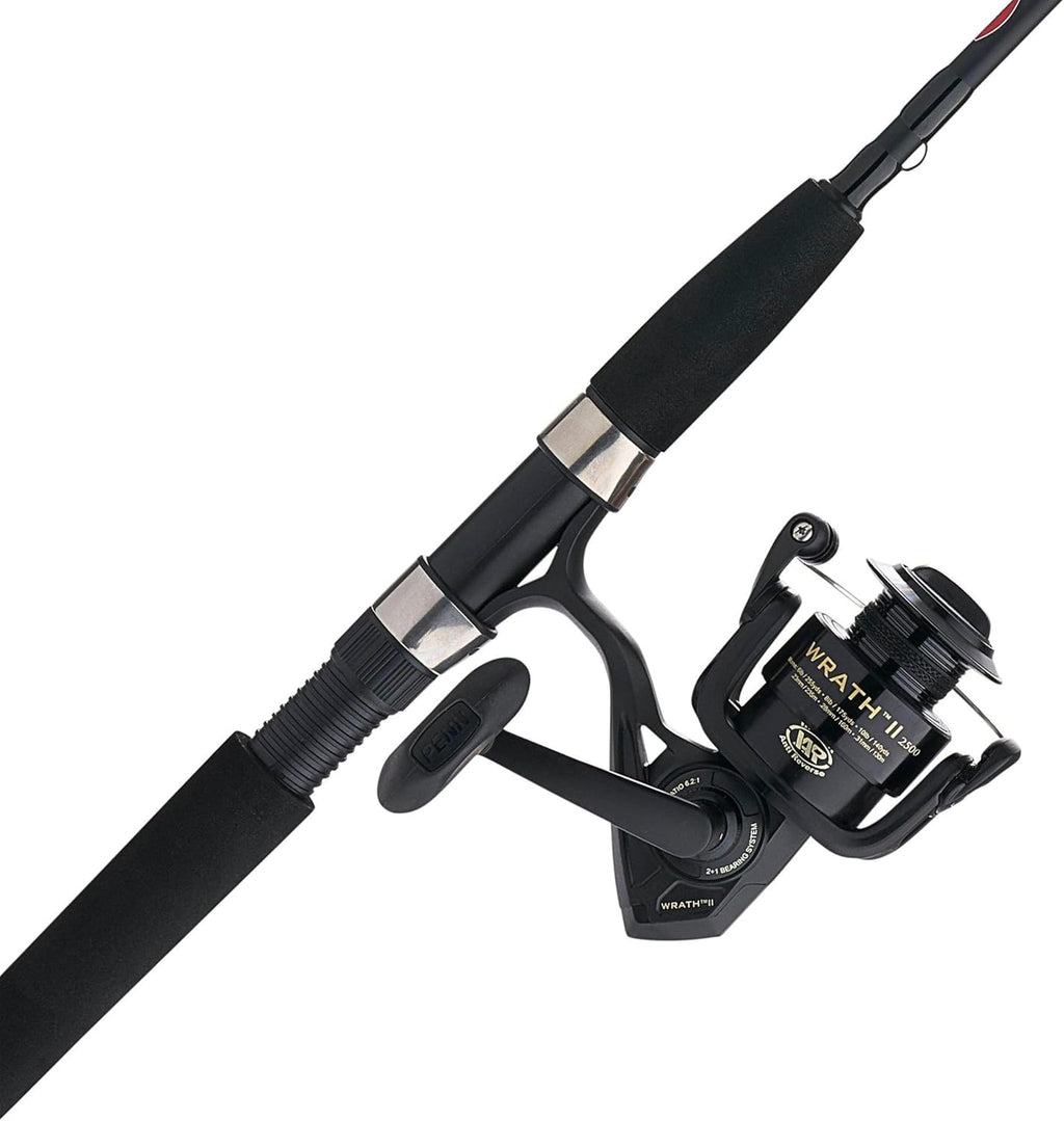 Wrath II Spinning Reel and Fishing Rod Combo