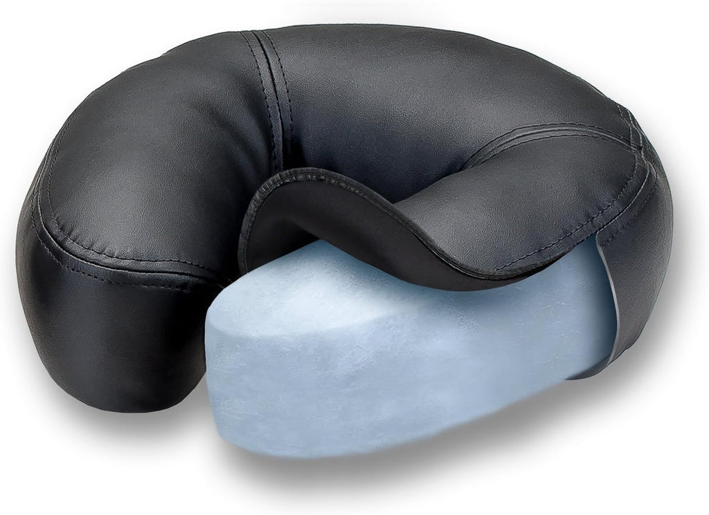 Massage Table Face Cradle Deluxe Adjustable - Durable, Fully Adjustable Headrest Platform for Massage Chairs & Tables