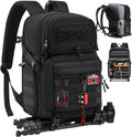Camera Backpack, DSLR/SLR/Mirrorless Tactical Camera Bag Cases | Waterproof camera bags for photographers with 15.6"