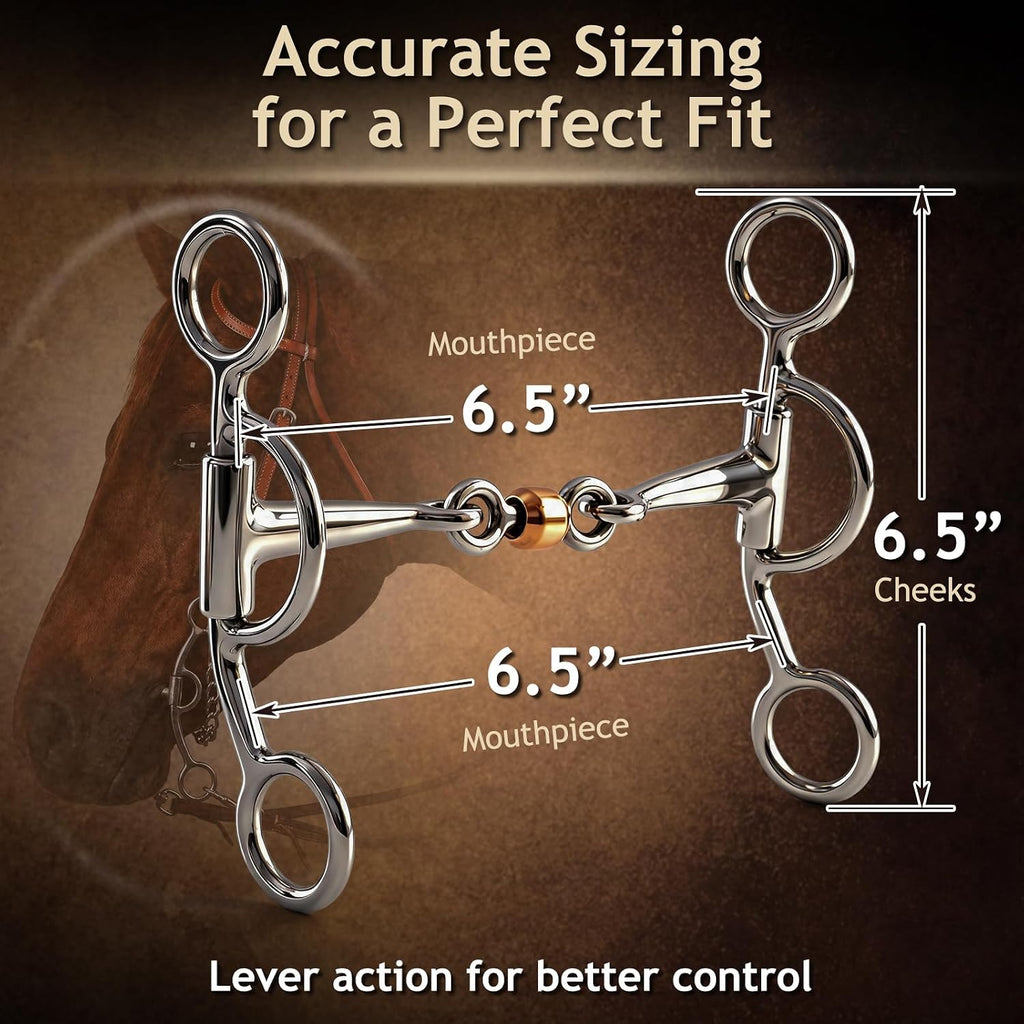 Stainless Steel Horse Snaffle Bit
