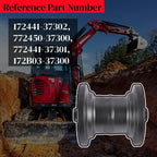 Mixizap Lower Bottom Roller Replacement for Yanmar VIO-35-5 VIO-35-6-A