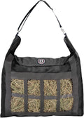 Premium Durable Slow Feed Horse Hay Bags Oxford Cloth Heavy Duty Large Capacity Horse Feeding Bag-Black