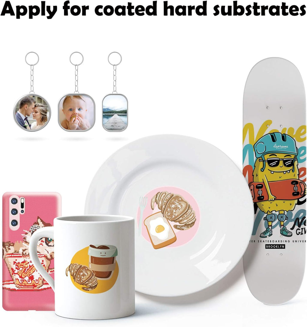 Sublimation Paper 4x9.5 Inch, 125gsm | 100 Sheets, Compatible with Inkjet Printer with Sublimation Ink