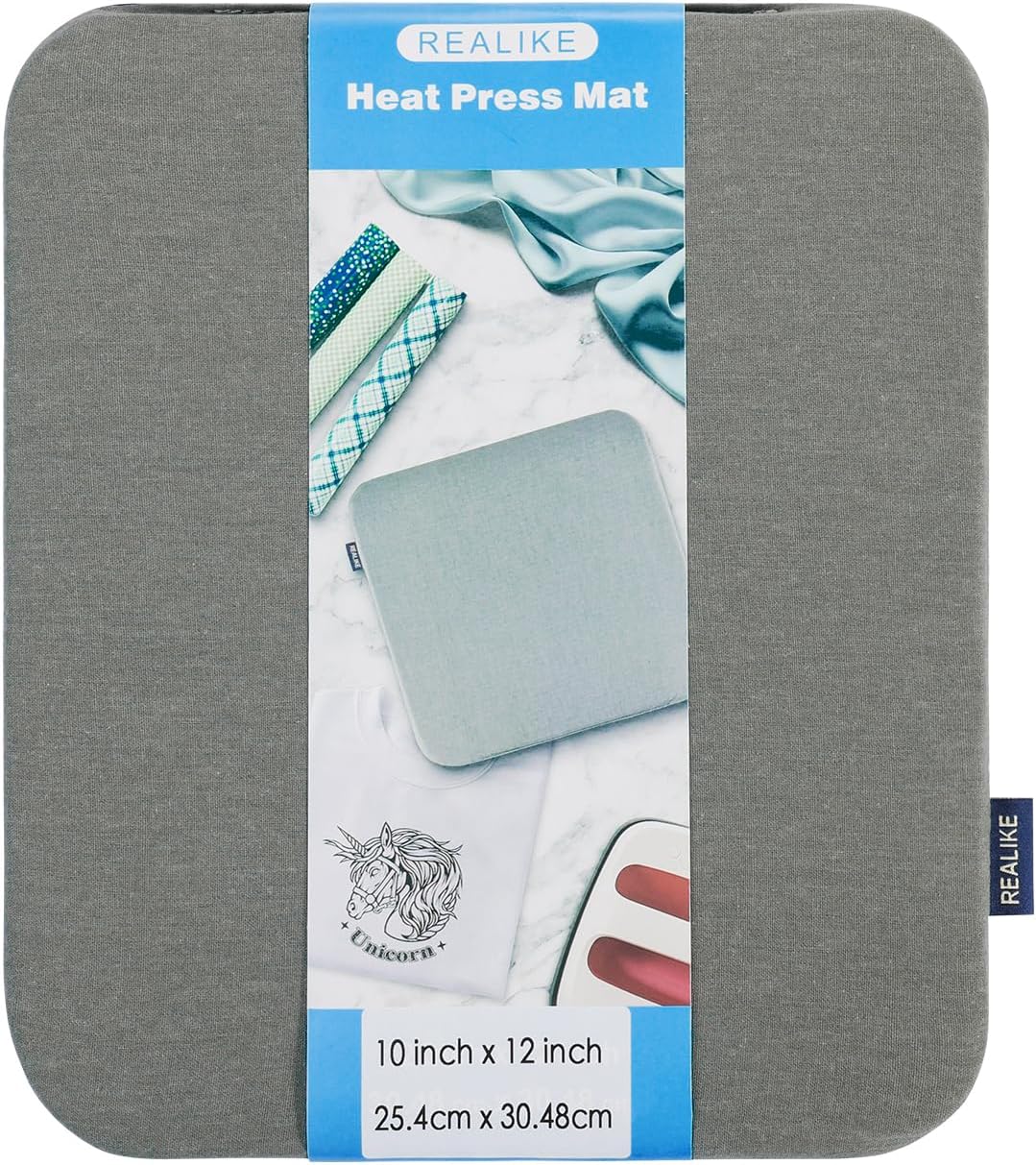 Heat Press Mat Compatible with Cricut Easy Press 2/Cricut Easy Press(12X10 inch), Easy Press Mat for HTV Craft Vinyl