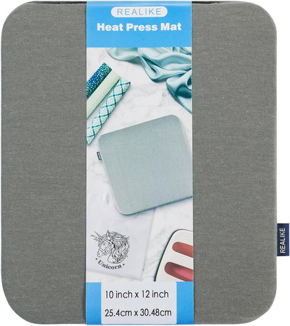 Heat Press Mat Compatible with Cricut Easy Press 2/Cricut Easy Press(12X10 inch), Easy Press Mat for HTV Craft Vinyl