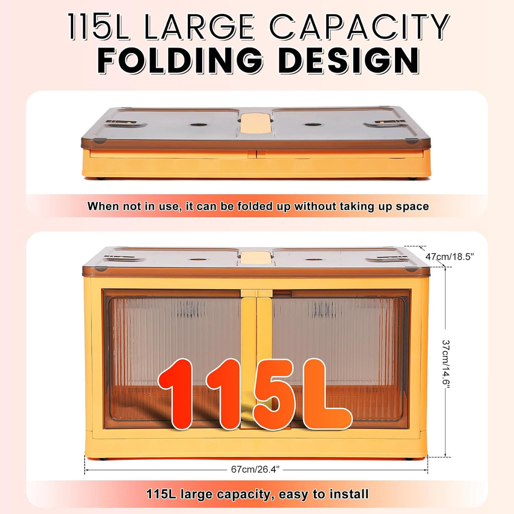 115L Chicken Brooder Box for Chicks Kit with Heater Chicks Warmer Brooder Plate Ducks Tent Pen Thermometer for 30