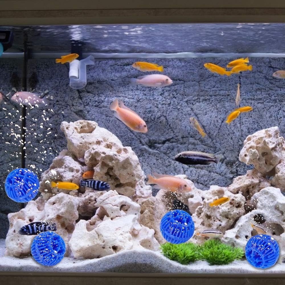 Aquarium Bio Balls Filter Media 500ml, Extra Porous Surface