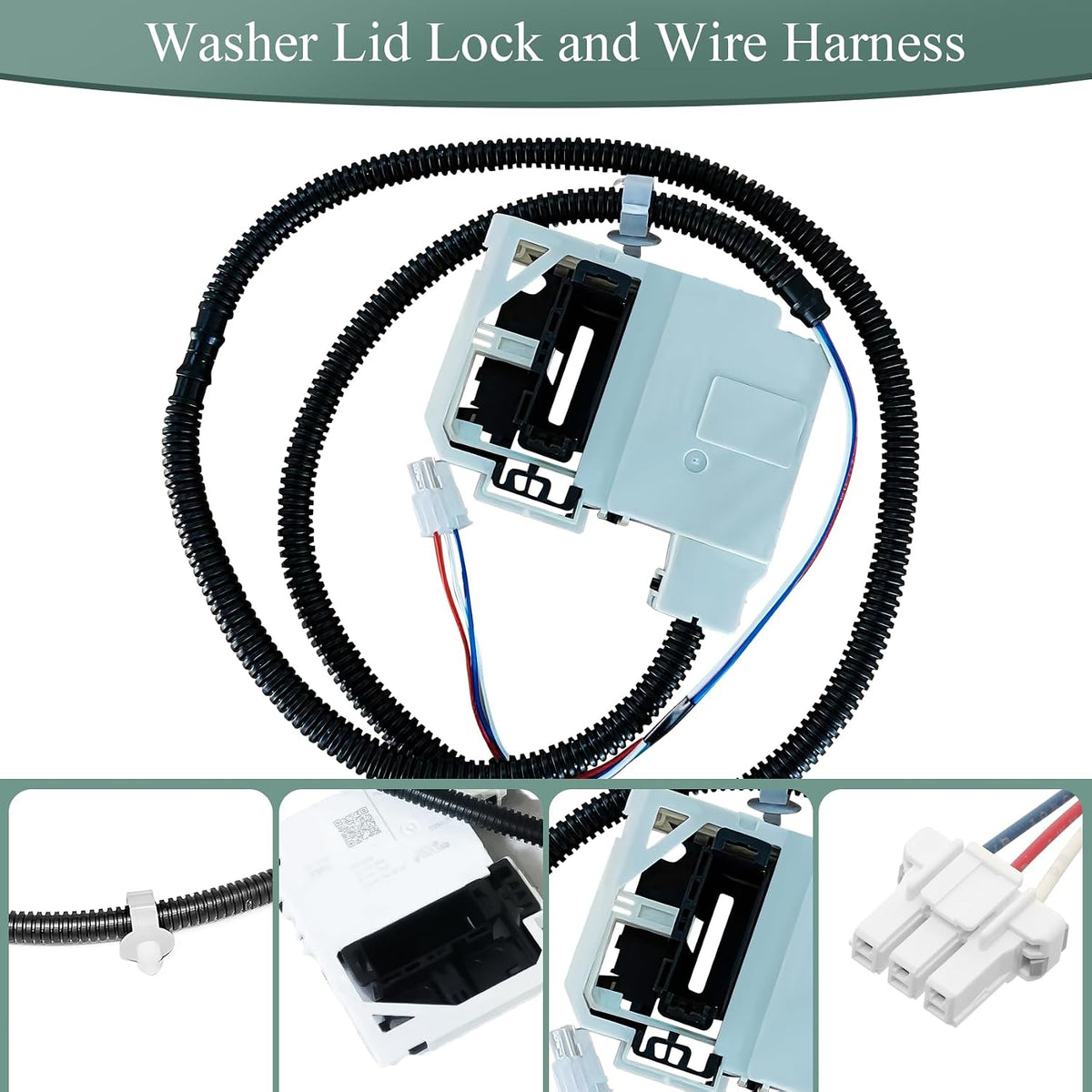 MVW4505MW1 MVW5430MW1 MVW4505MW2 Washer Lid Lock Fit for Maytag Washer Replace MVW4505MW0 MVW5430MW0 MVW5435PW1 MVW5430MW2 MVW5435PWO MWV4505MW2 MVW5035MW1 MVW5435PW0 MVW5035MW2 MVW5430PBK0 WTW8127LC3