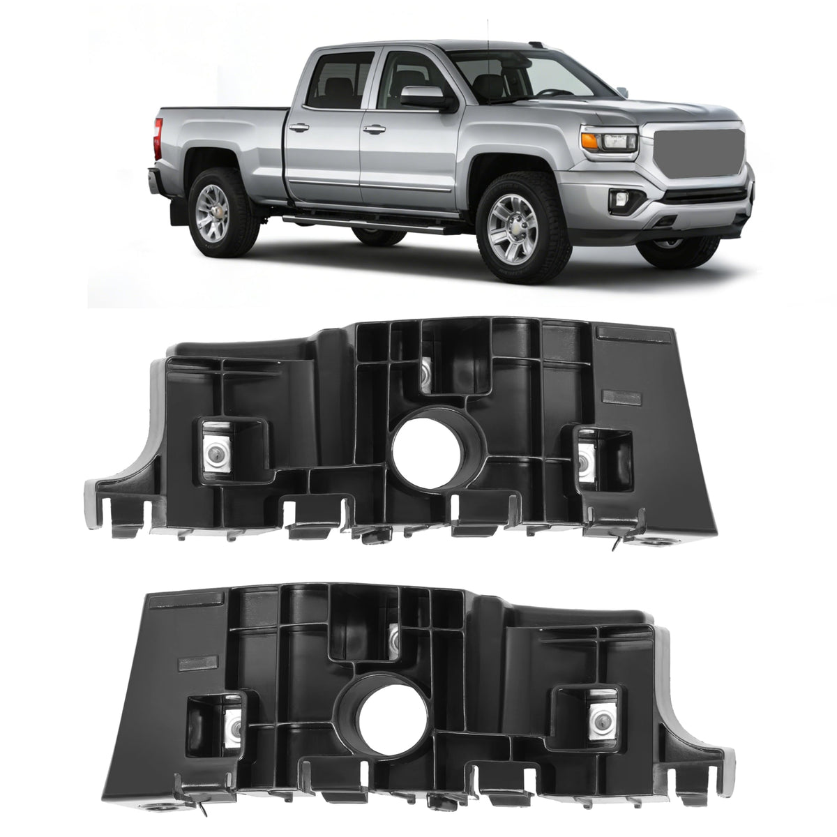 KUAFU Bumper Bracket Compatible with 2014-2015 Silverado