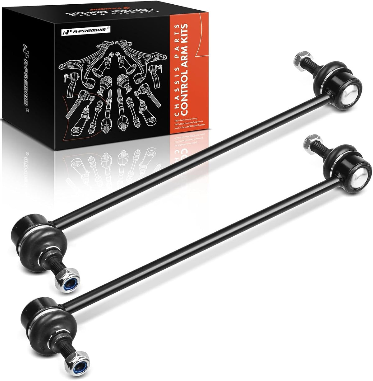 A-Premium Front Sway Bar Link Stabilizer Bar Link, Compatible with Toyota