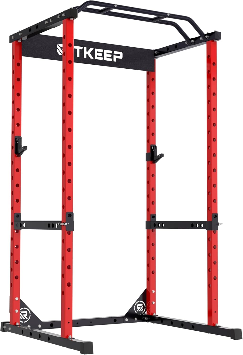 RitKeep Power Rack, Adjustable Multi-Function Squat Rack for Home Gym | 3-in-1 Power Cage with 1200LB Capacity