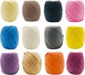 12 Rolls Raffia Paper Ribbon, 787 Feet Raffia Twine String
