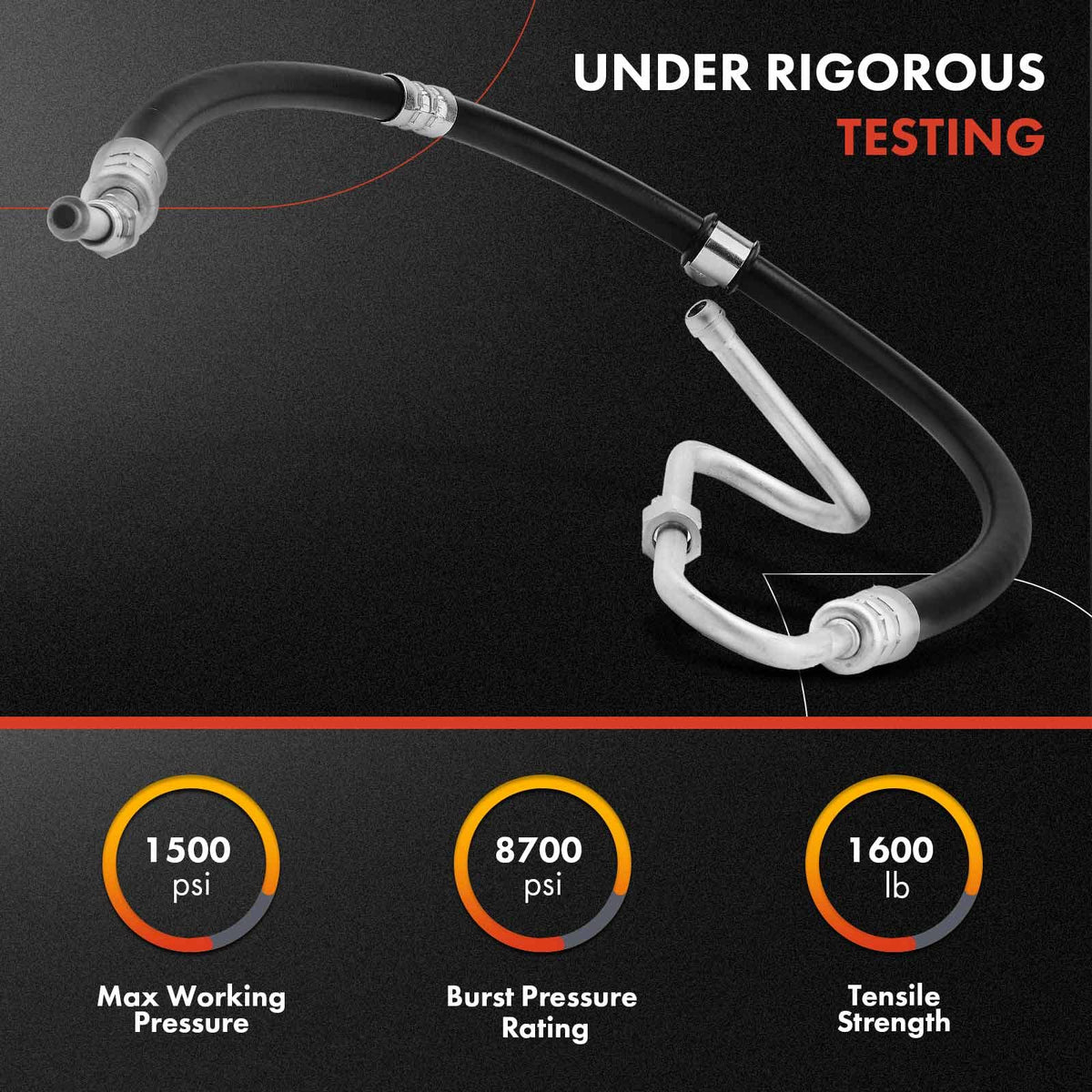 A-Premium Power Steering Pressure Hose Line Assembly