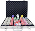 Poker Chips with Numbers,11 Gram Poker Chips Set,500Pcs | With Aluminum Travel Case, Casino Poker Set for Texas