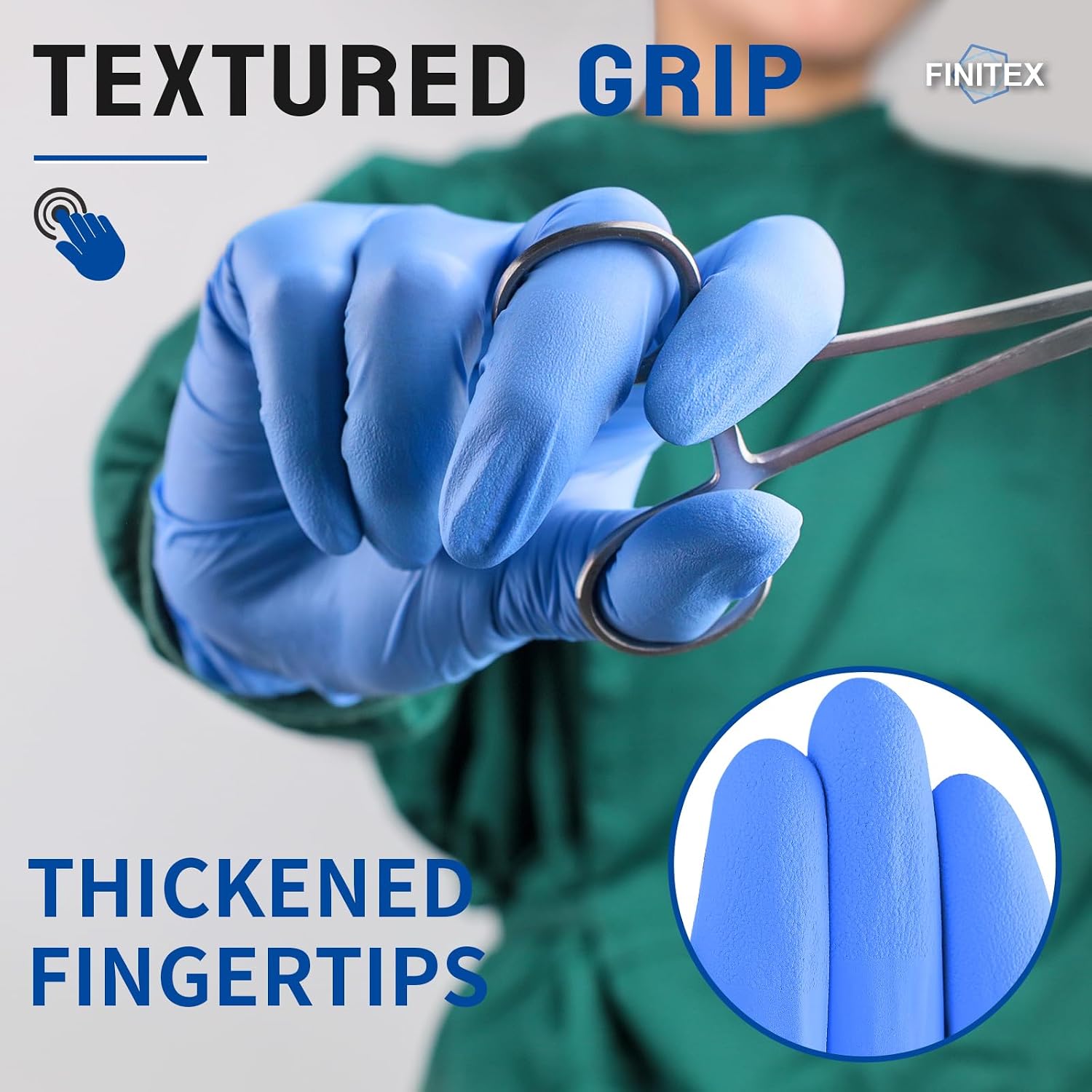 Nitrile Disposable Medical Exam Gloves 4mil 100PCS Cleaning Food Glove | Powder-free, Latex-free