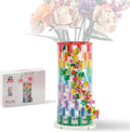 Transparent Vase Building Block Set, 499 PCS