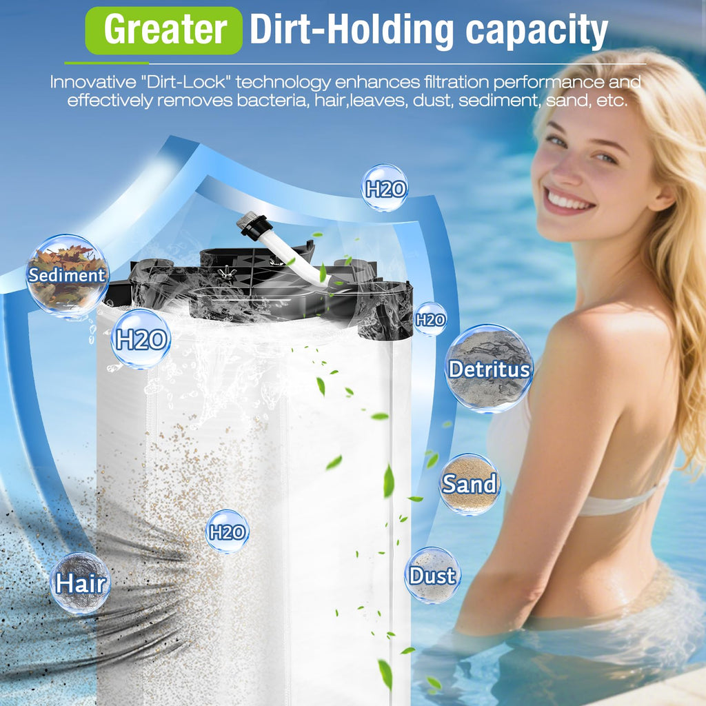 Upgrade 60 Sq Ft Complete D.E. Filter Grid Assembly, Replacement for 59023300