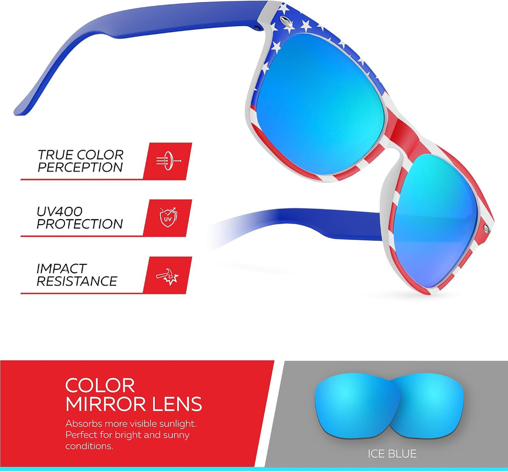 Kids Sunglasses for Boys Girls Age 3-12 - Shatterproof UV400 Toddler Children Sun Glasses