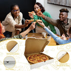 Pizza Boxes 12 x 12 x 2 （12 Pack） Ventilated and durable,Suitable for pizza, cookies, cakes, or food delivery