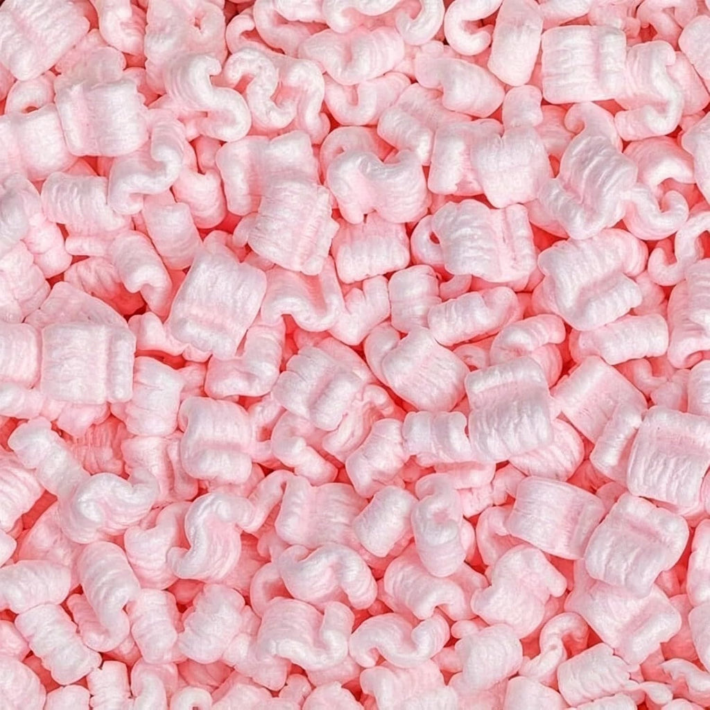 Biodegradable Anti-Static Packing Peanuts, 30 Gallons / 4 Cu Ft S-Shaped Loose Fill, Void Fill Cushioning, Protective