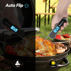 0.5 Sec Instant Read Meat Thermometer Digital for Cooking, Grey