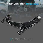 Globclufix Front Right Lower Control Arm Compatible with CX-5 13-16
