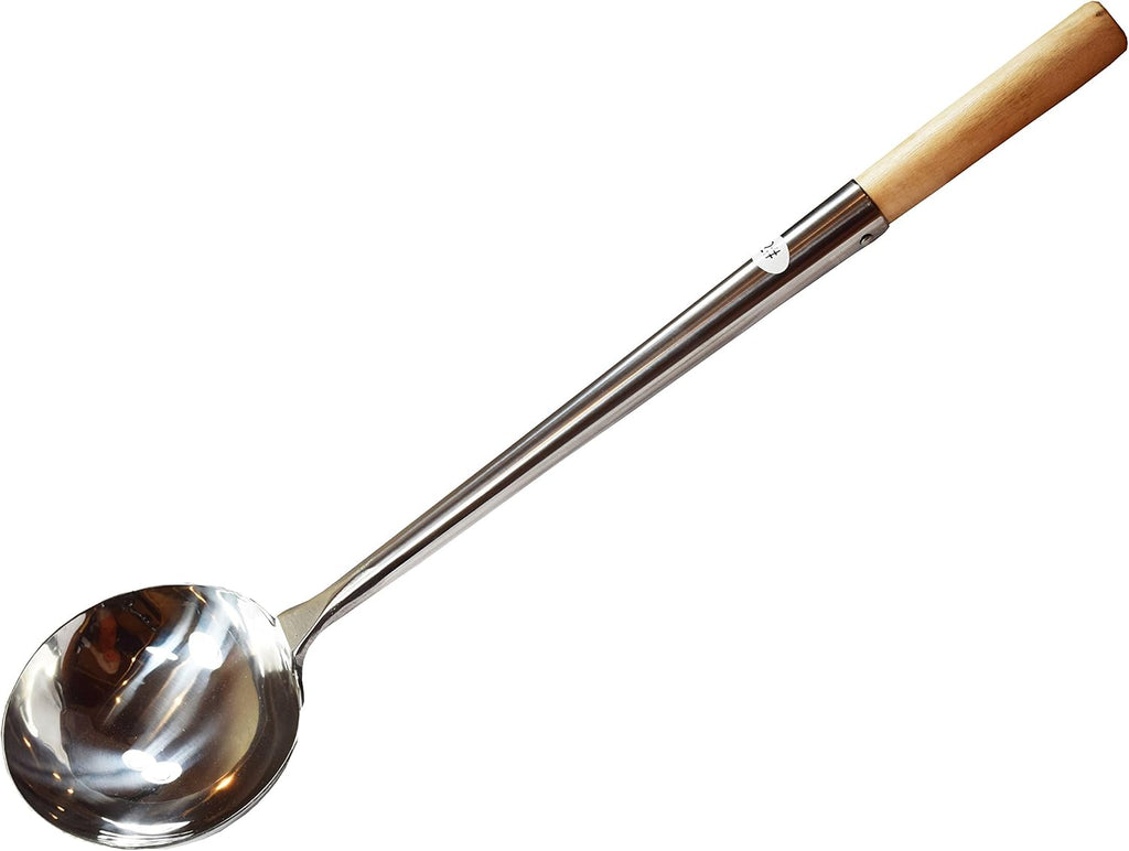 Commercial Grade Wok Ladle 18" (#3) w/Pin