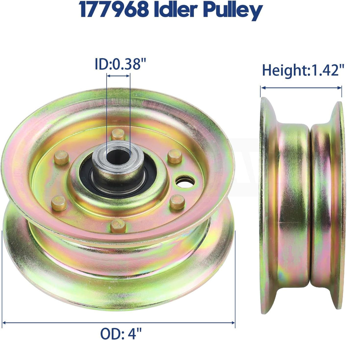 193197 532177968 Idler Pulley for Husqvarna YTH22V46 YTH24V48