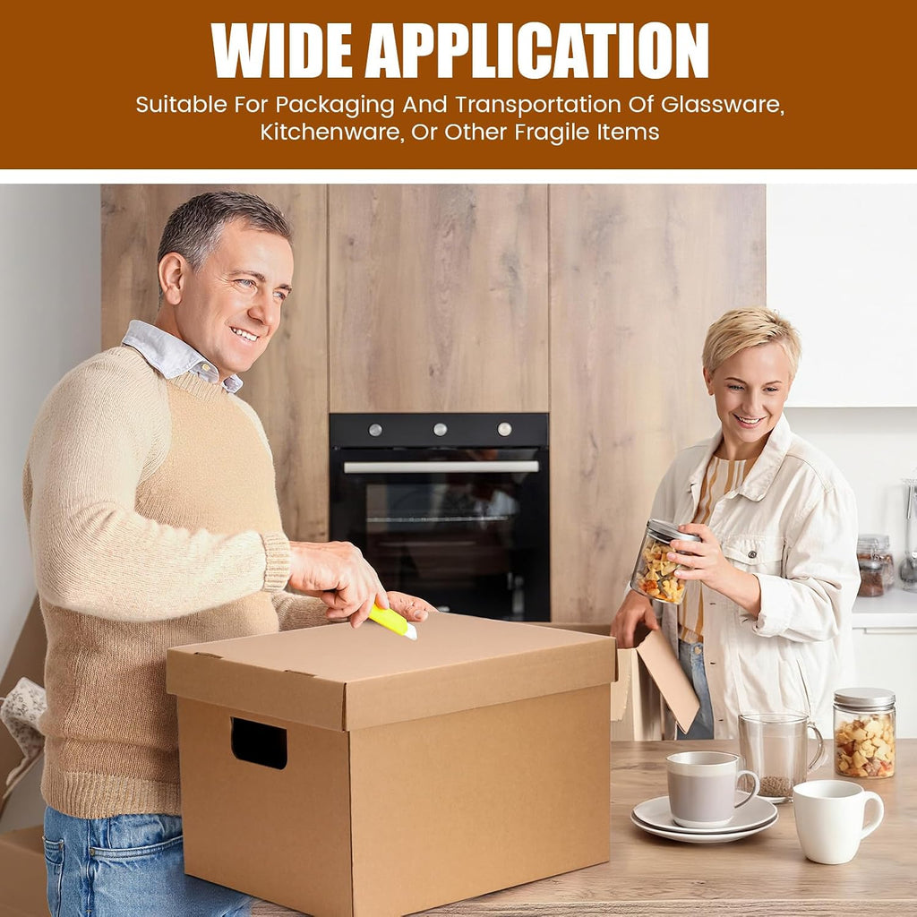4 Pack Mug Moving Boxes with Divider Kits