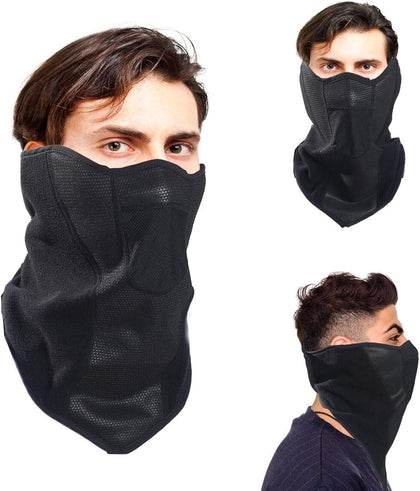 Balaclavas,Windproof Adjustable Stable Earloop Half Face Mask Winter