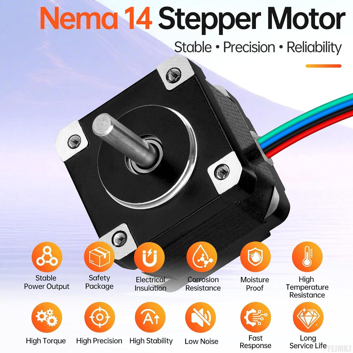Nema 14 Stepper Motor 35x21mm 7Ncm (9.91oz·in) 0.6A 3.7Ω Bipolar