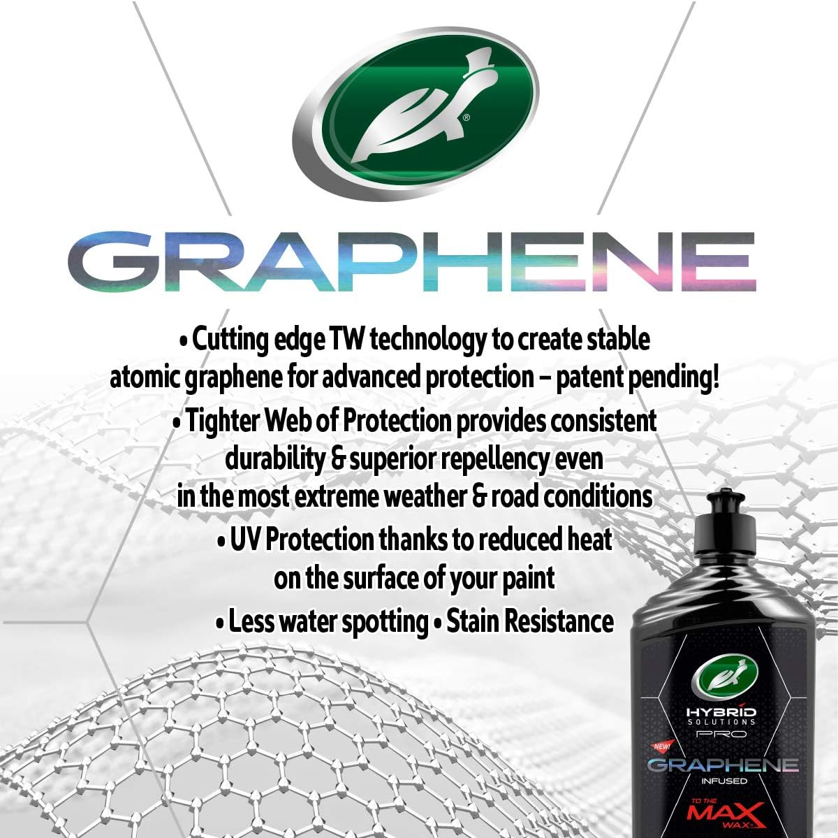 53479 Hybrid Solutions Pro to The Max Wax Graphene Liquid Wax, Patent-Pending Advanced Paint Protection, Extreme