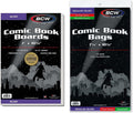 Thick Resealable Silver Comic Bags and Backing Boards, 100 Count Each | Includes 100 wider resealable sleeves for