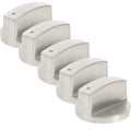 Gas Stove Knobs Replacement 5pcs Stainless Steel for Cooktop