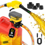 Keimi Cordless Electric Fuel Transfer Pump, Auto-Stop & Hand Trigger Nozzle