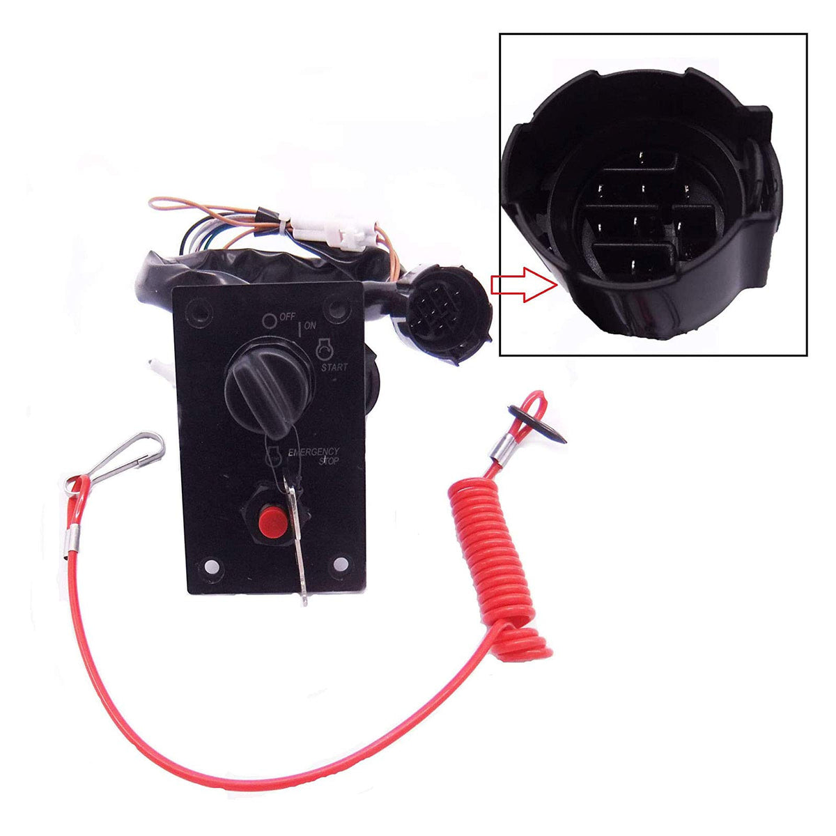Boat Engine 37100-96J24 37100-96J25 Ignition Key Switch Panel for Suzuki