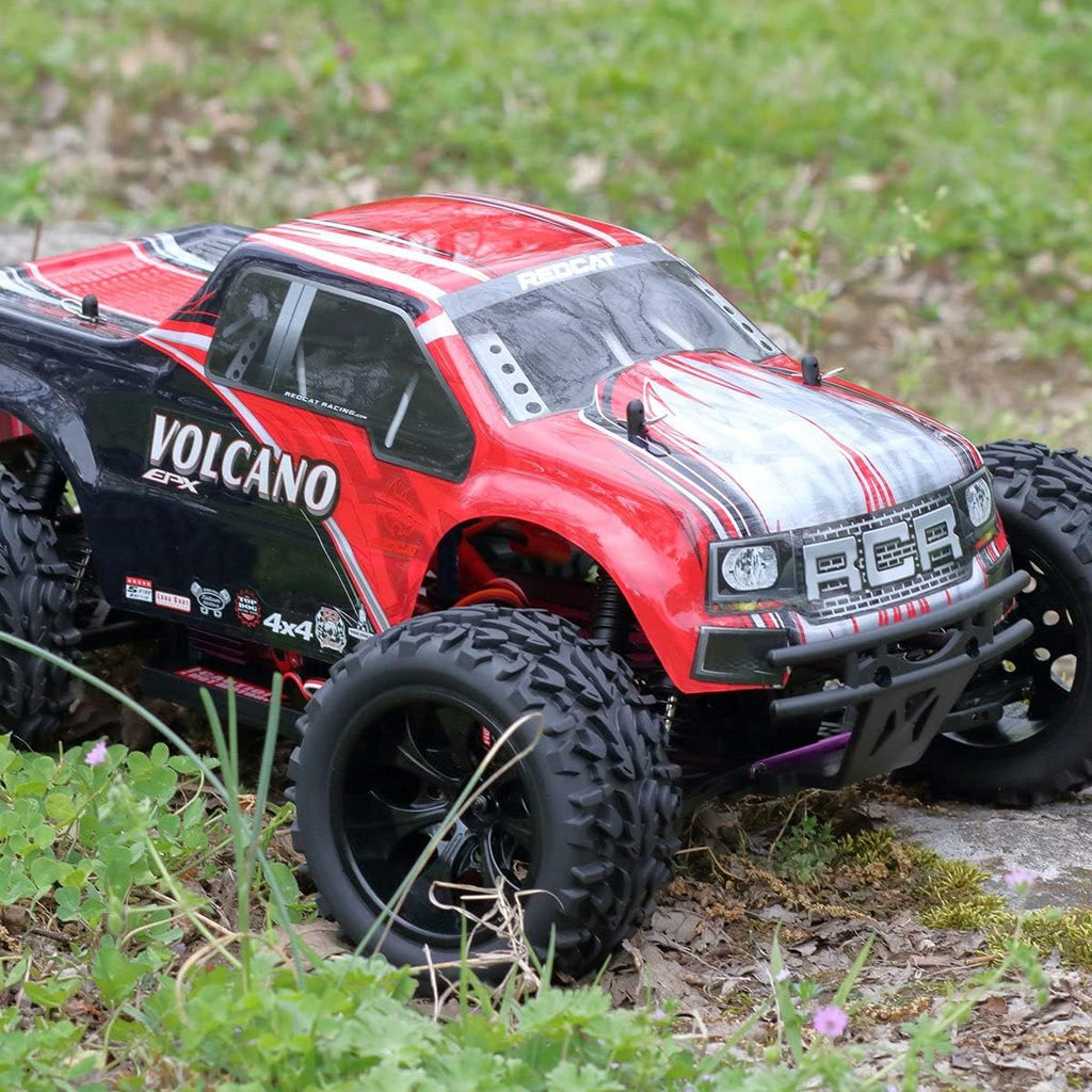 Volcano EPX 1/10 Scale Electric RC Monster Truck – 4WD RC Truck with 2.4GHz Radio, Waterproof Electronics, 19T