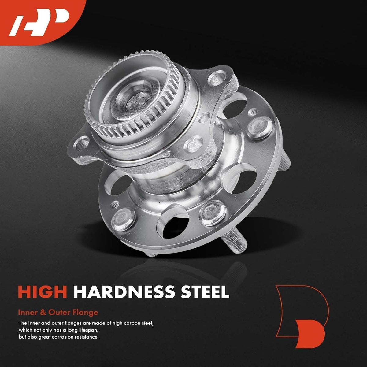 A-Premium 2 x Rear Wheel Bearing Hub Assembly Compatible with Hyundai, Kia