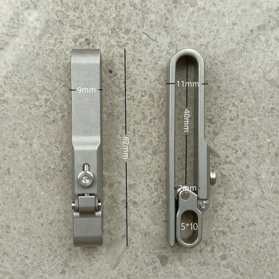 Mortise Lock Design Belt Key Clip For Key rings (Patented)
