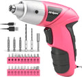Small Electric Screwdriver, Mini Drill Set, Rechargeable 3.6V Cordless Screwdriver with 26 Driver Bits, Power Tool