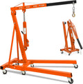 4400LBS Folding Engine Hoist, Heavy Duty Cherry Picker Engine Lift