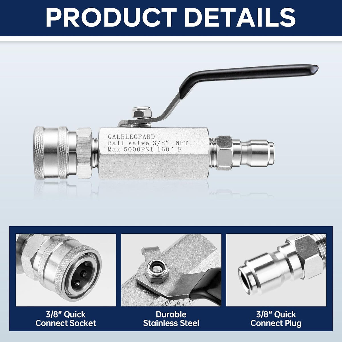 Ball Valve Pressure Washer