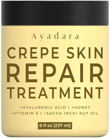 Crepey Skin Repair cream 8oz, Firming Lotion for Loose Skin, Crepe Corrector Collagen Cream for Body Tightening